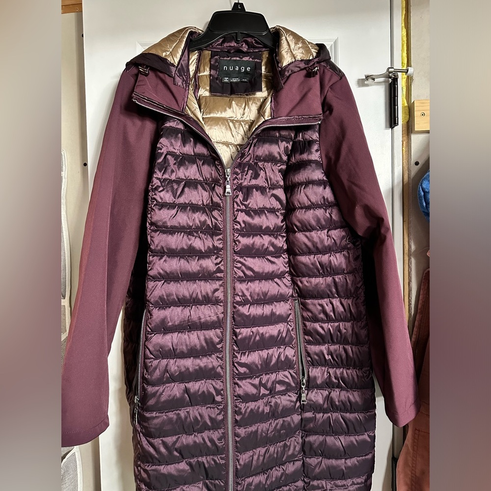 NWOT Nuage plum coat